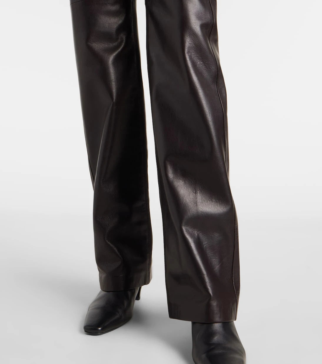 Nili Lotan - Leather bootcut pants