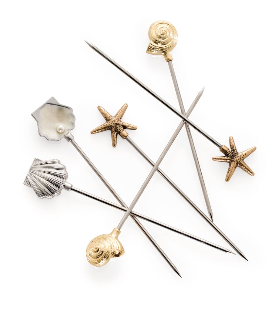 Joanna Buchanan Shell Cocktail Picks (Set of 6)