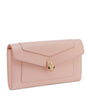 Pink Leather Serpenti Forever Long Wallet