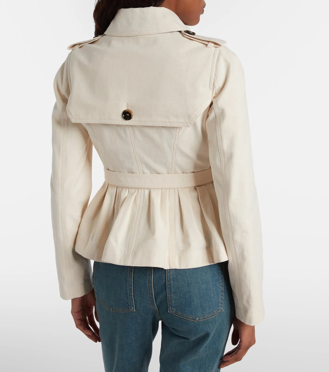 Burberry - Isabella cotton gabardine jacket