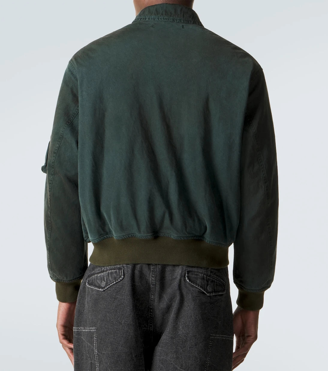 A.Presse - Vintage silk and cotton bomber jacket
