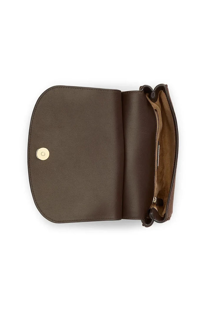 Lauren Ralph Lauren kadın süet crossbody çanta