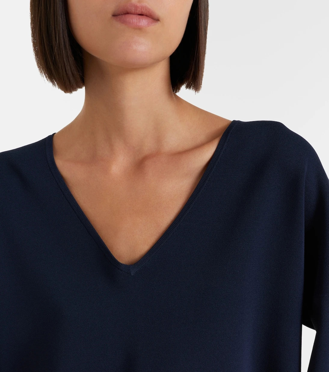 Max Mara - Embellished crêpe top