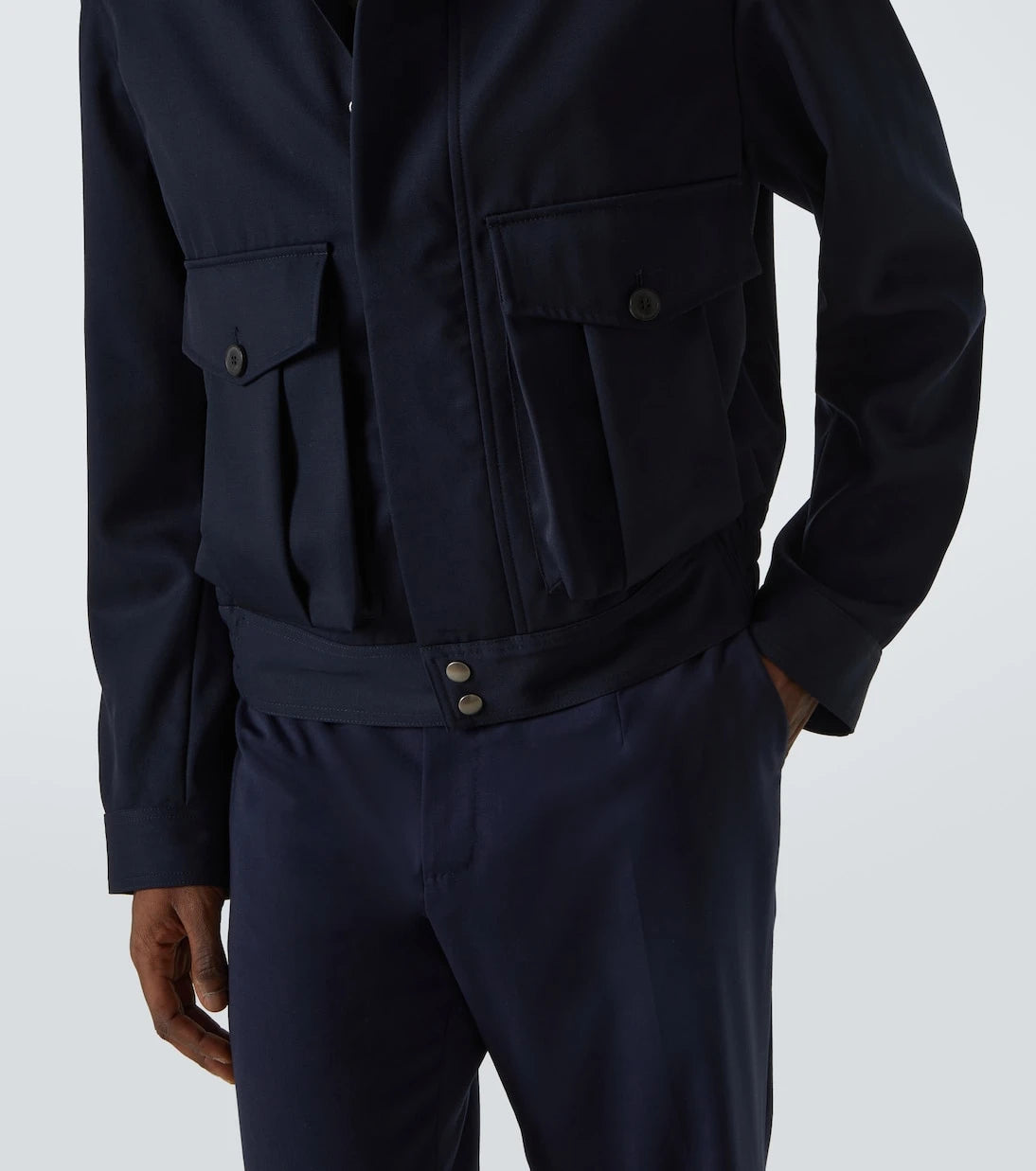Dries Van Noten - Wool gabardine jacket