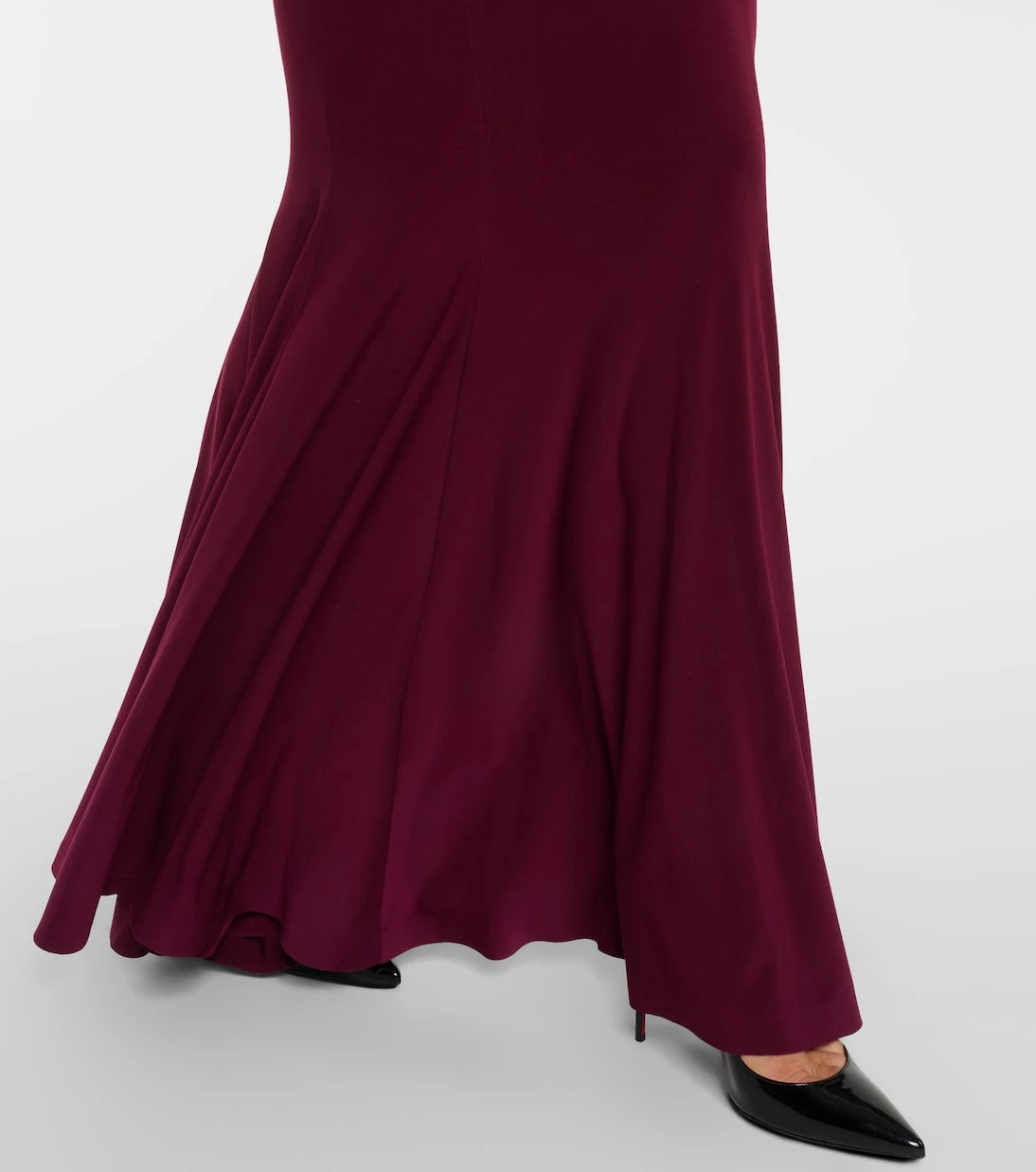 Norma Kamali - Turtleneck open-back gown