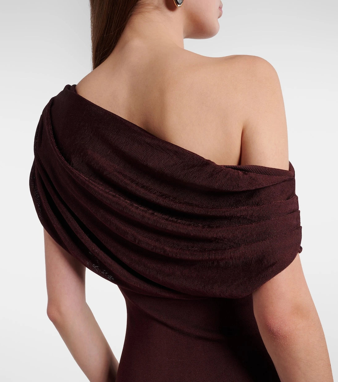 Self-Portrait - Draped ruched gown