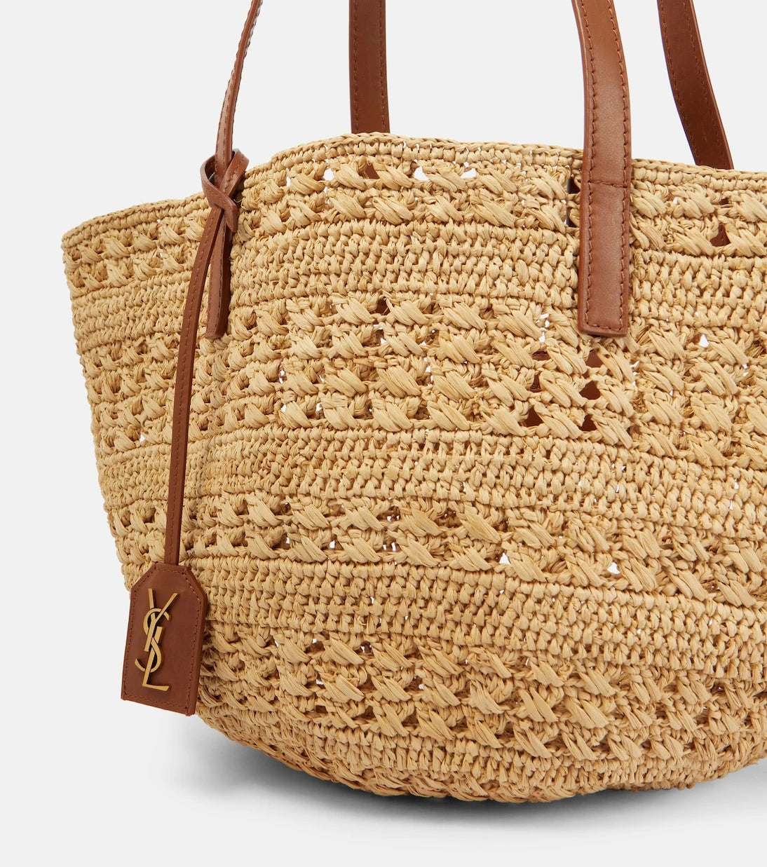 Saint Laurent - Panier Small raffia basket bag
