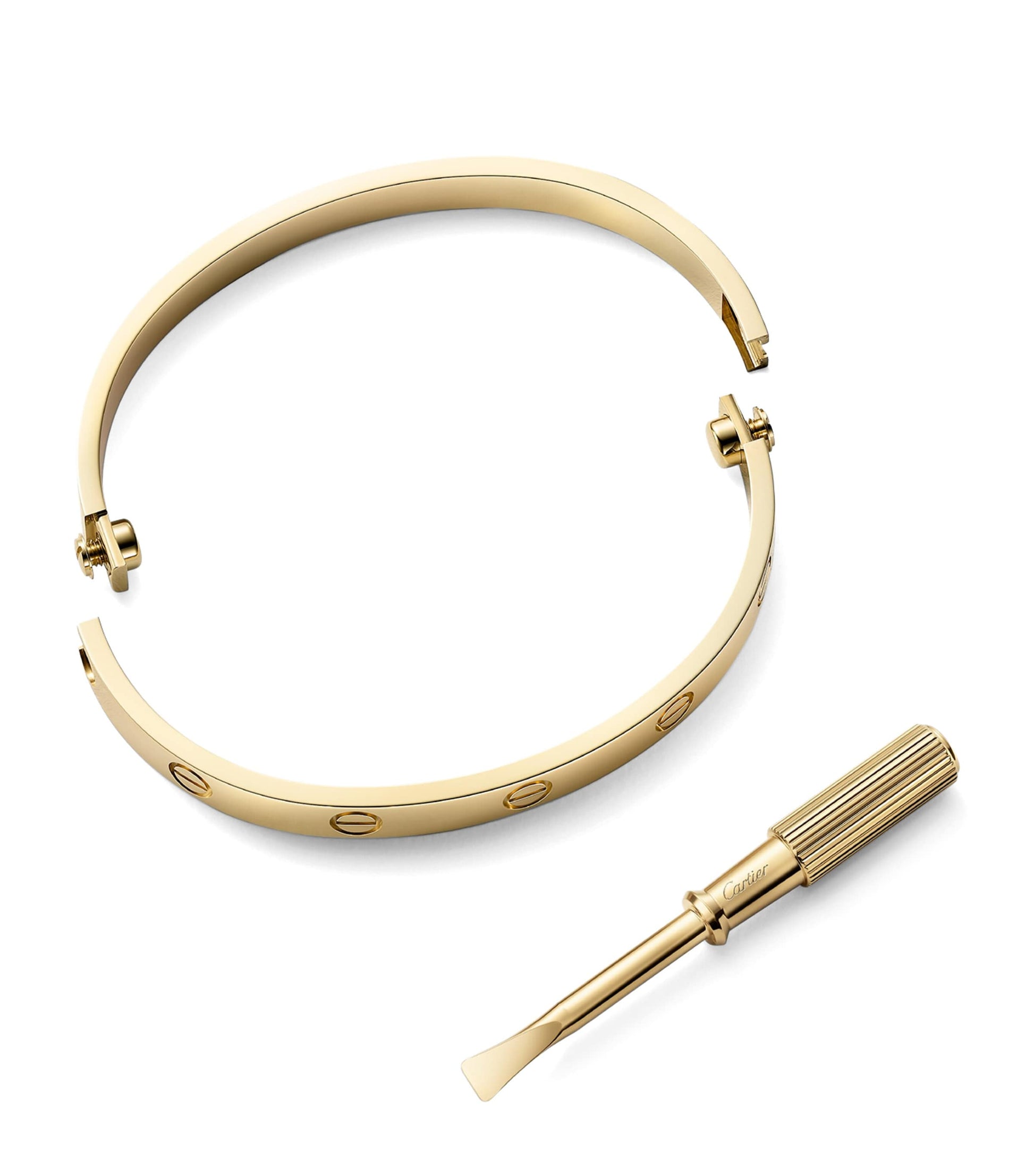 LOVE Classic Yellow Gold 4-Diamond Bracelet
