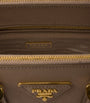 Prada Nude Mini Saffiano Leather Galleria Top-Handle Bag
