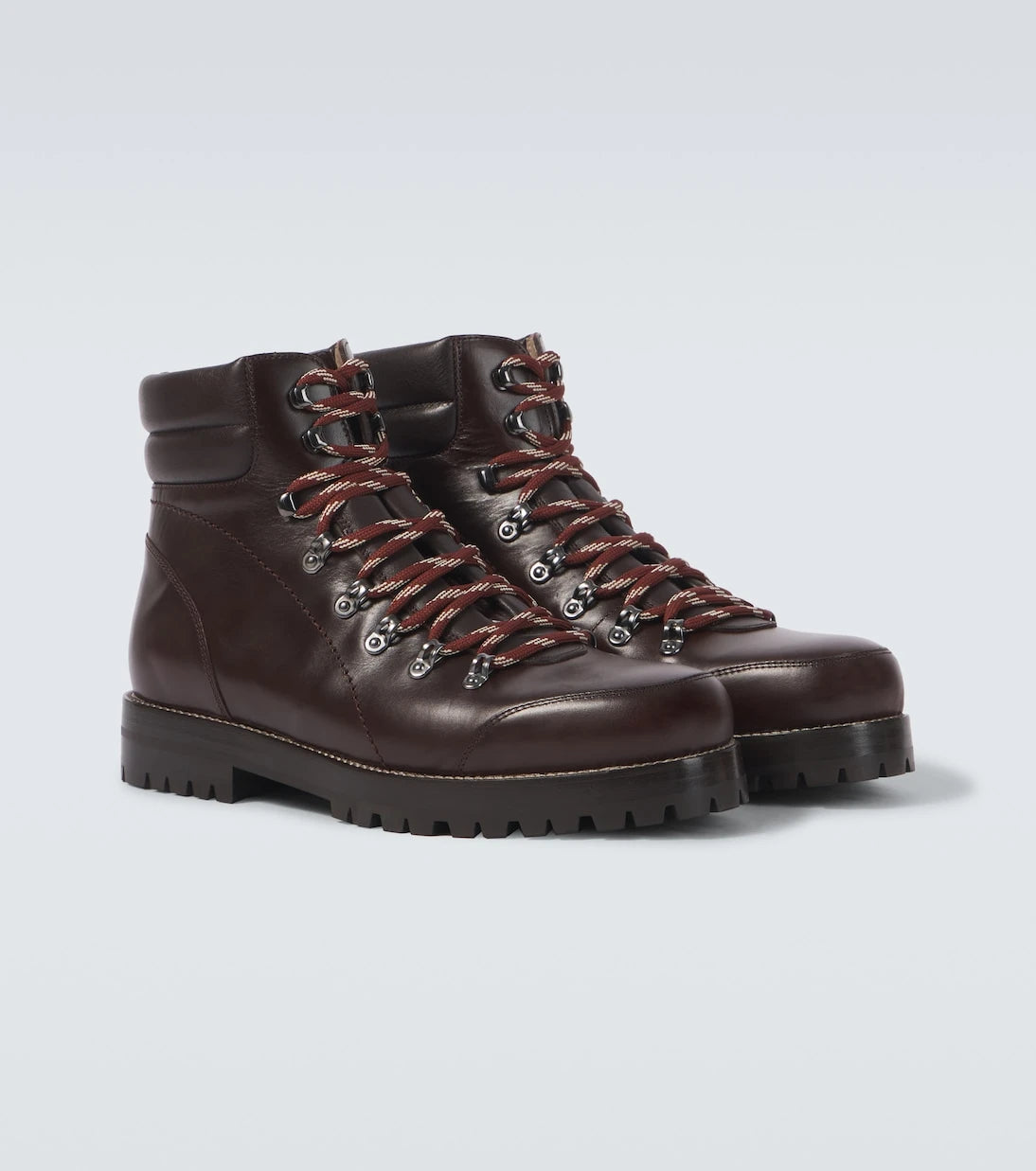 Manolo Blahnik - Janka leather lace-up boots
