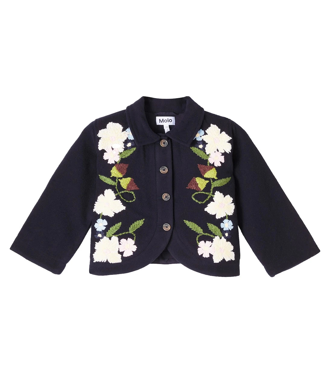 Molo - Harmoney floral wool-blend jacket