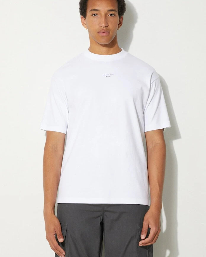 Drôle de Monsieur Erkek Pamuk Tişört Le T-Shirt Slogan Classique