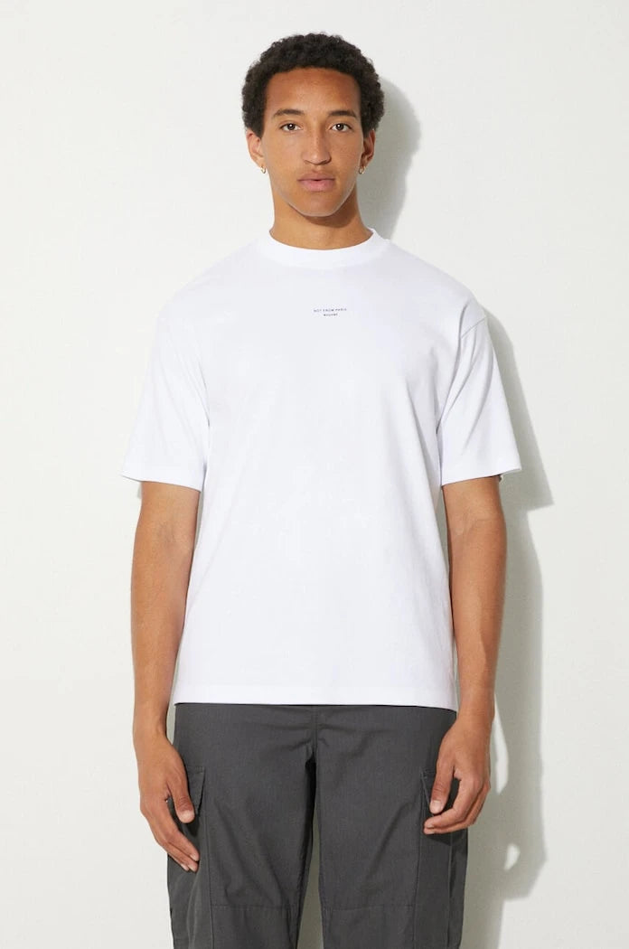 Drôle de Monsieur Erkek Pamuk Tişört Le T-Shirt Slogan Classique