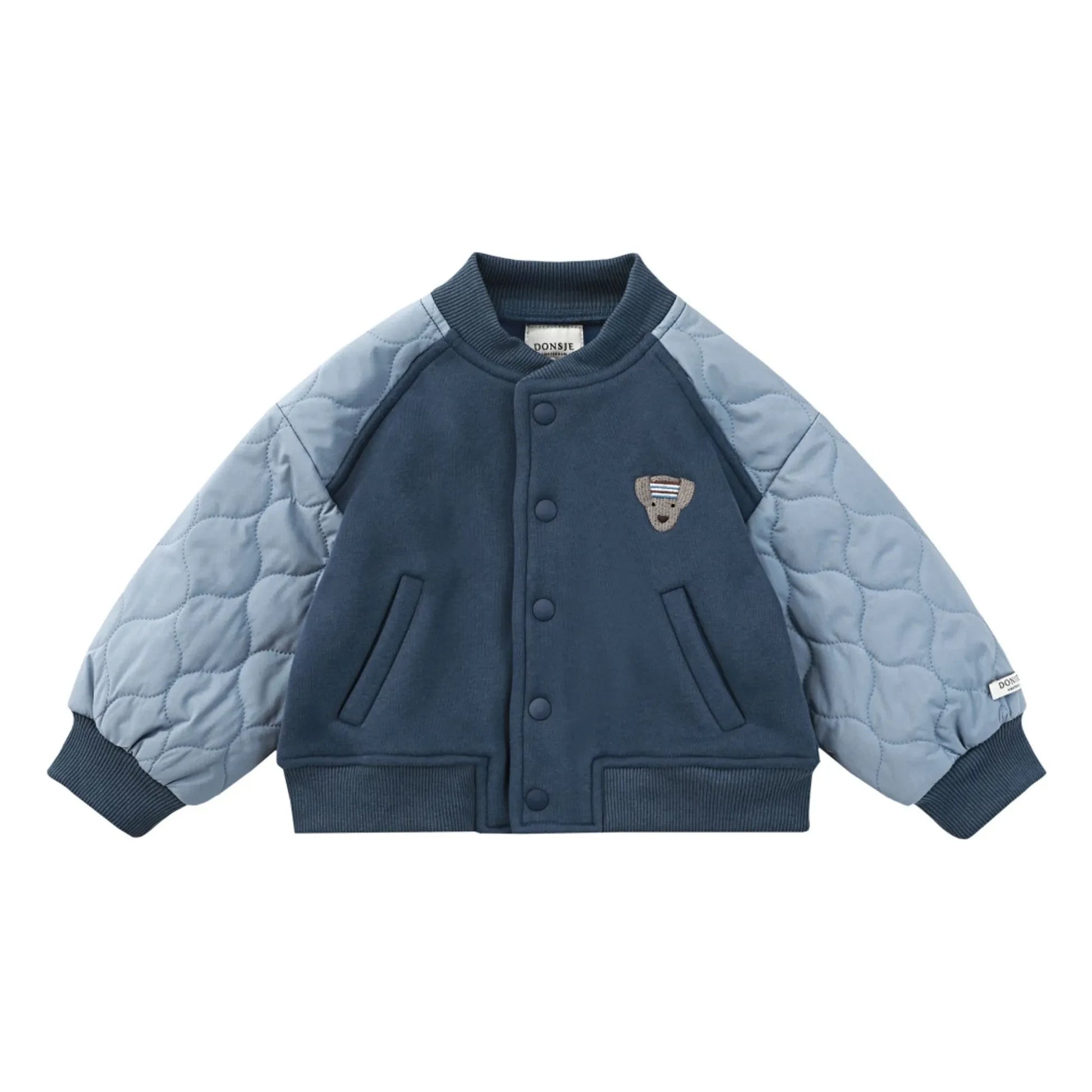 Donsje - Noal Bi-Material Bomber | Dark Blue