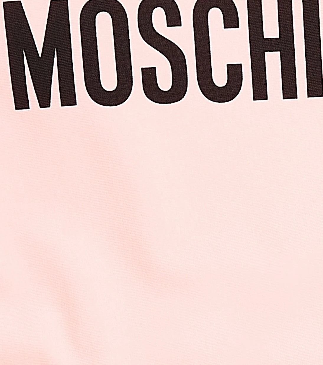 Moschino Kids - بنطلون رياضي قطني جيرسيه بشعار العلامة