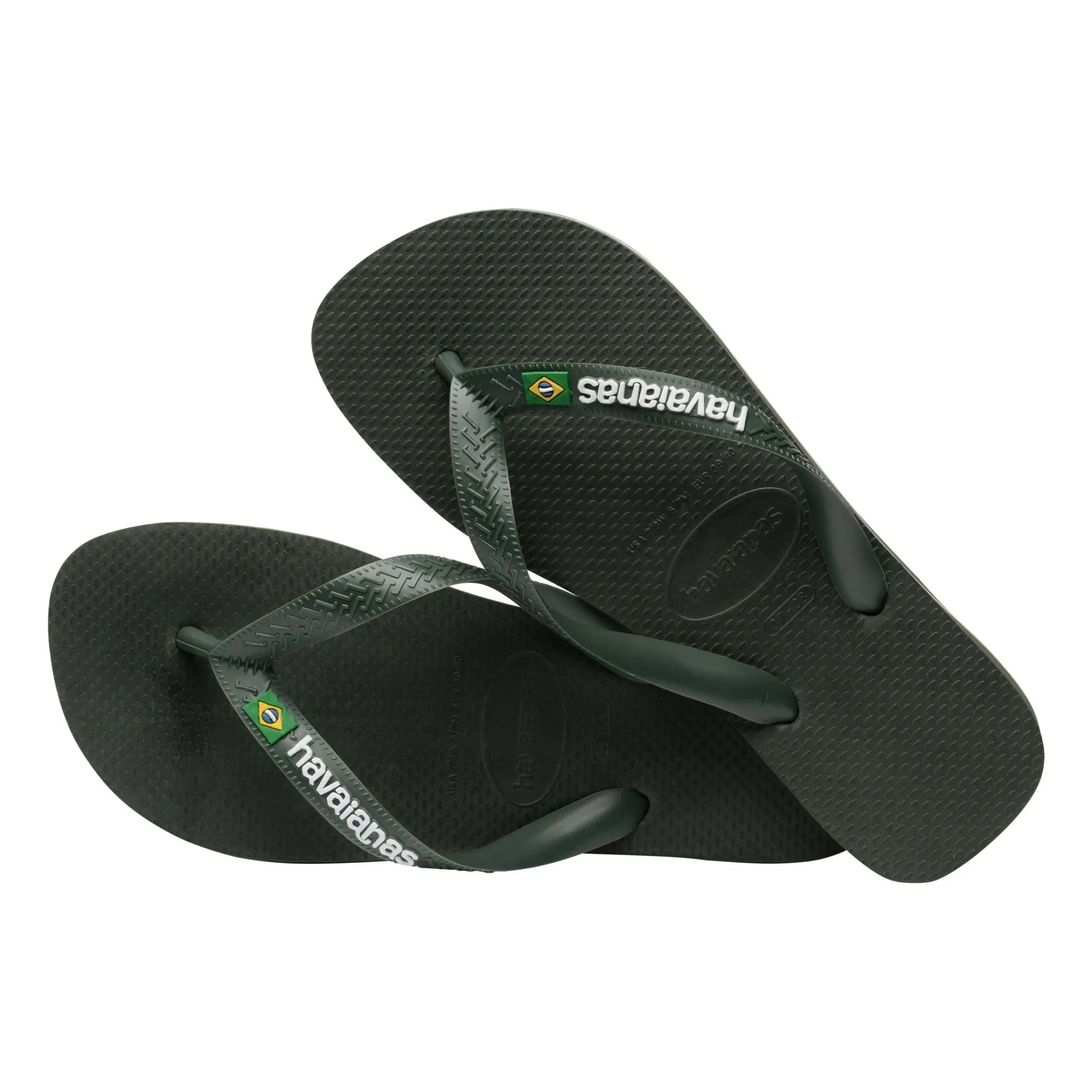 Havaianas - Brasil Logo flip-flops | Olive green