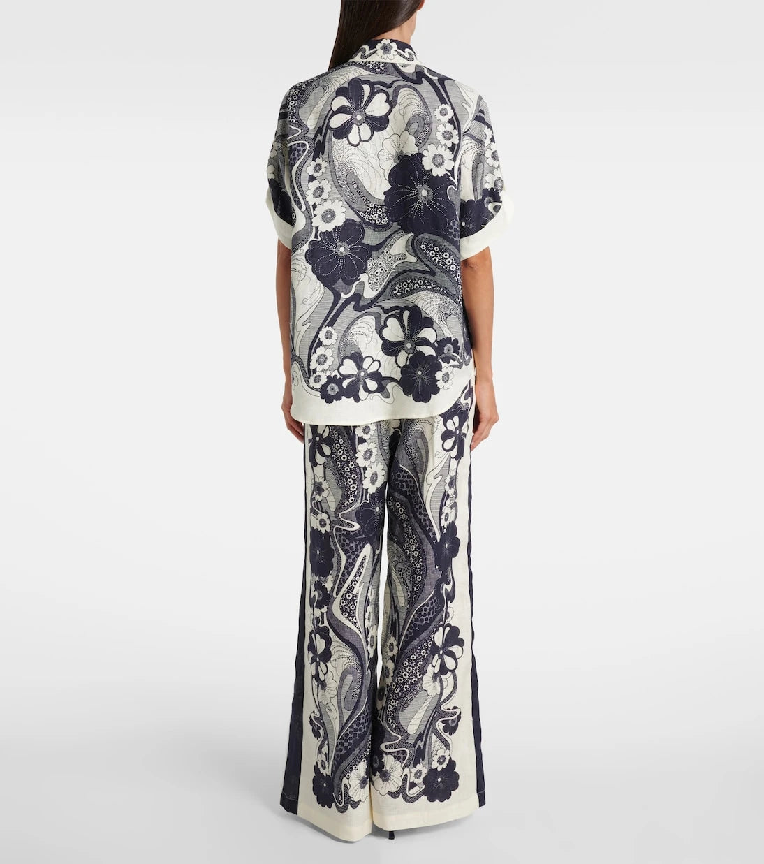 Alémais - Mickey printed linen shirt