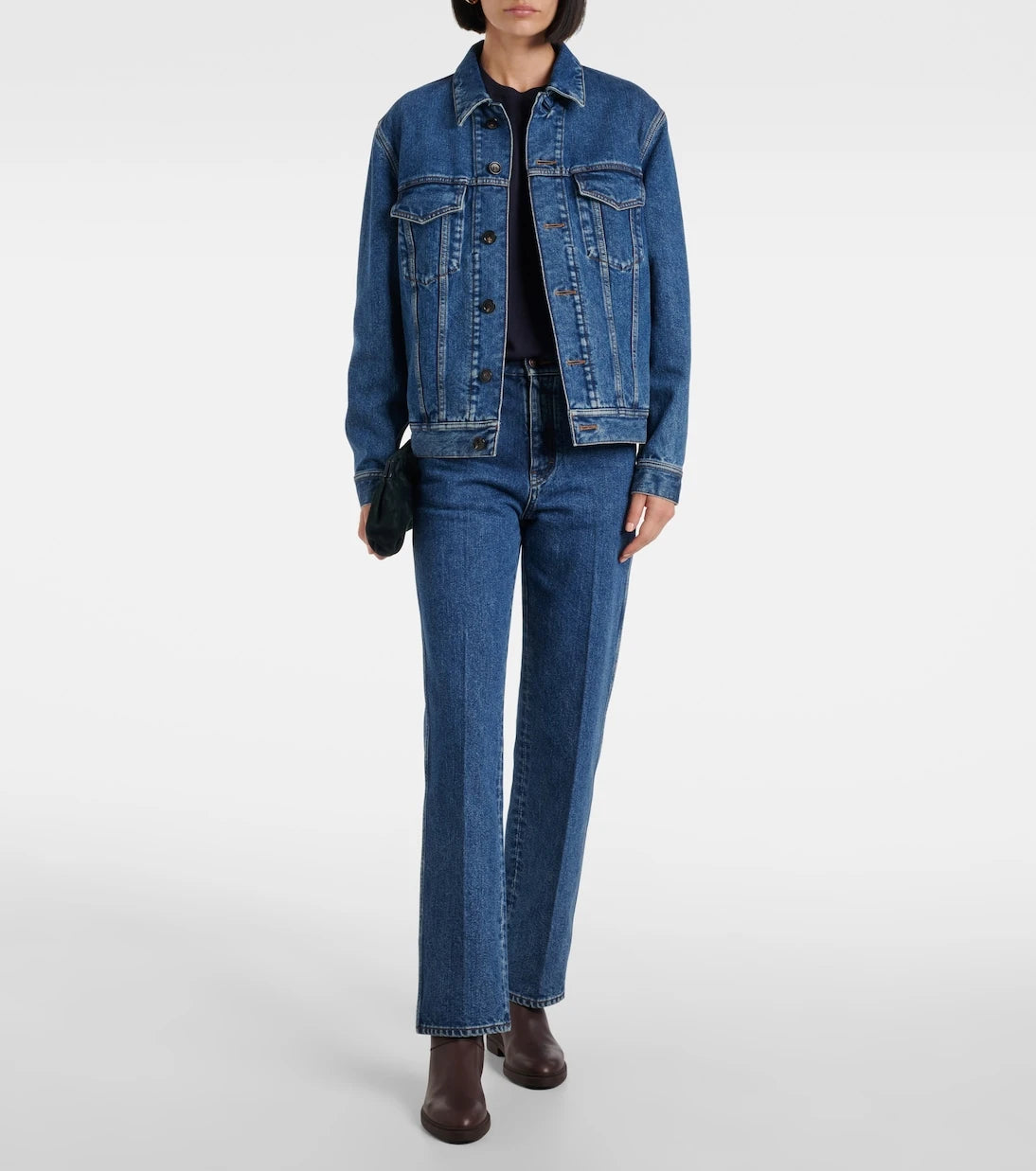 Loro Piana - Brooke mid-rise cropped straight jeans