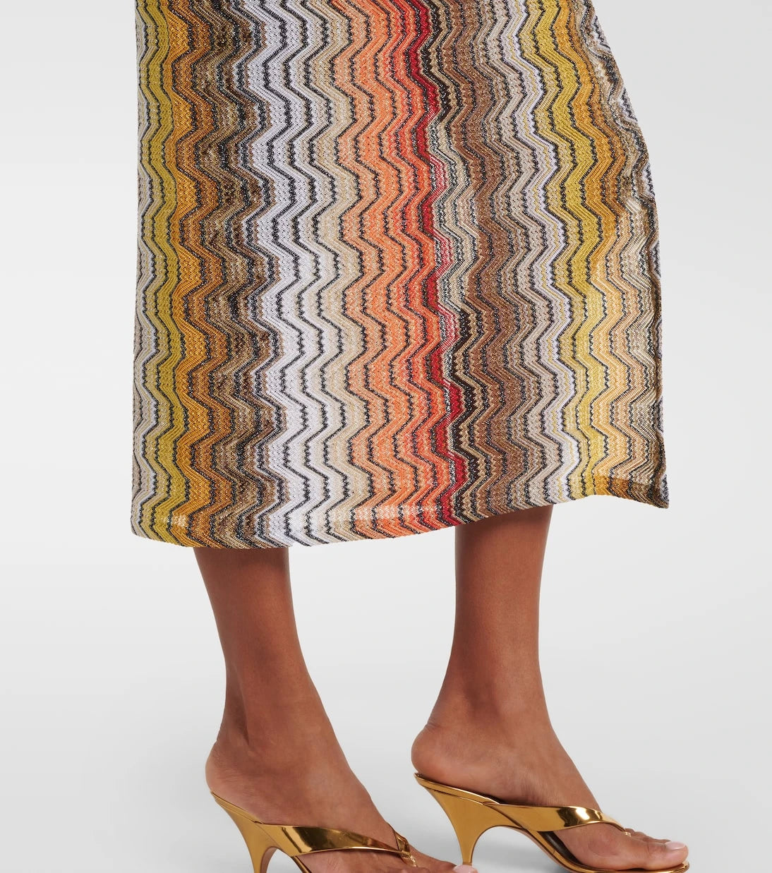 Missoni - Wave lamé beach dress