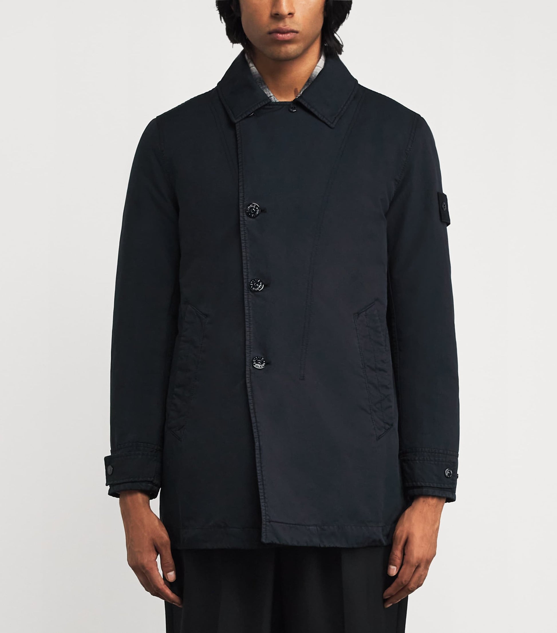 Navy GHOST PIECE Technical Microfibre Jacket