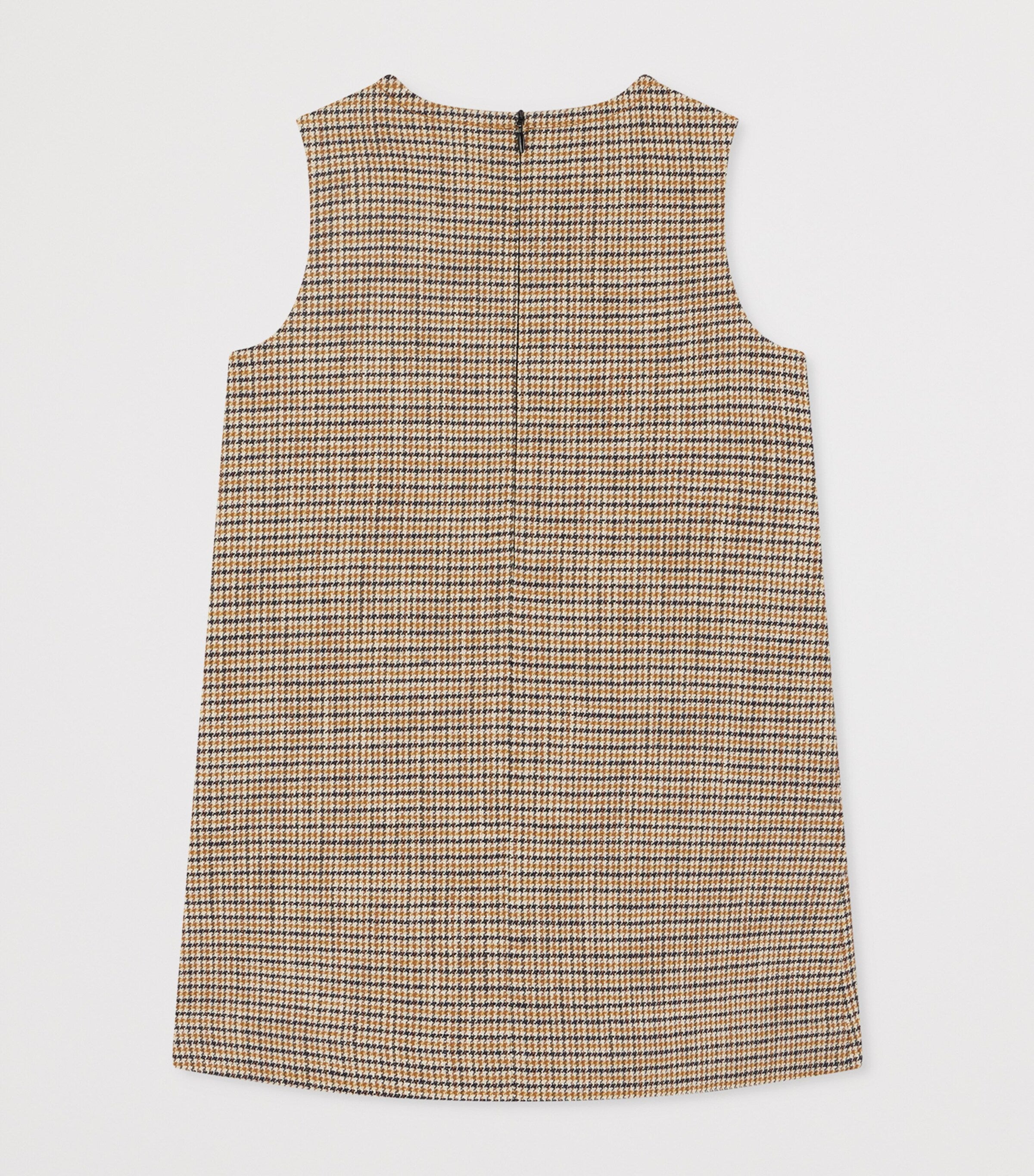 Cotton-Wool Tweed Jinette Dress (4-8 Years)