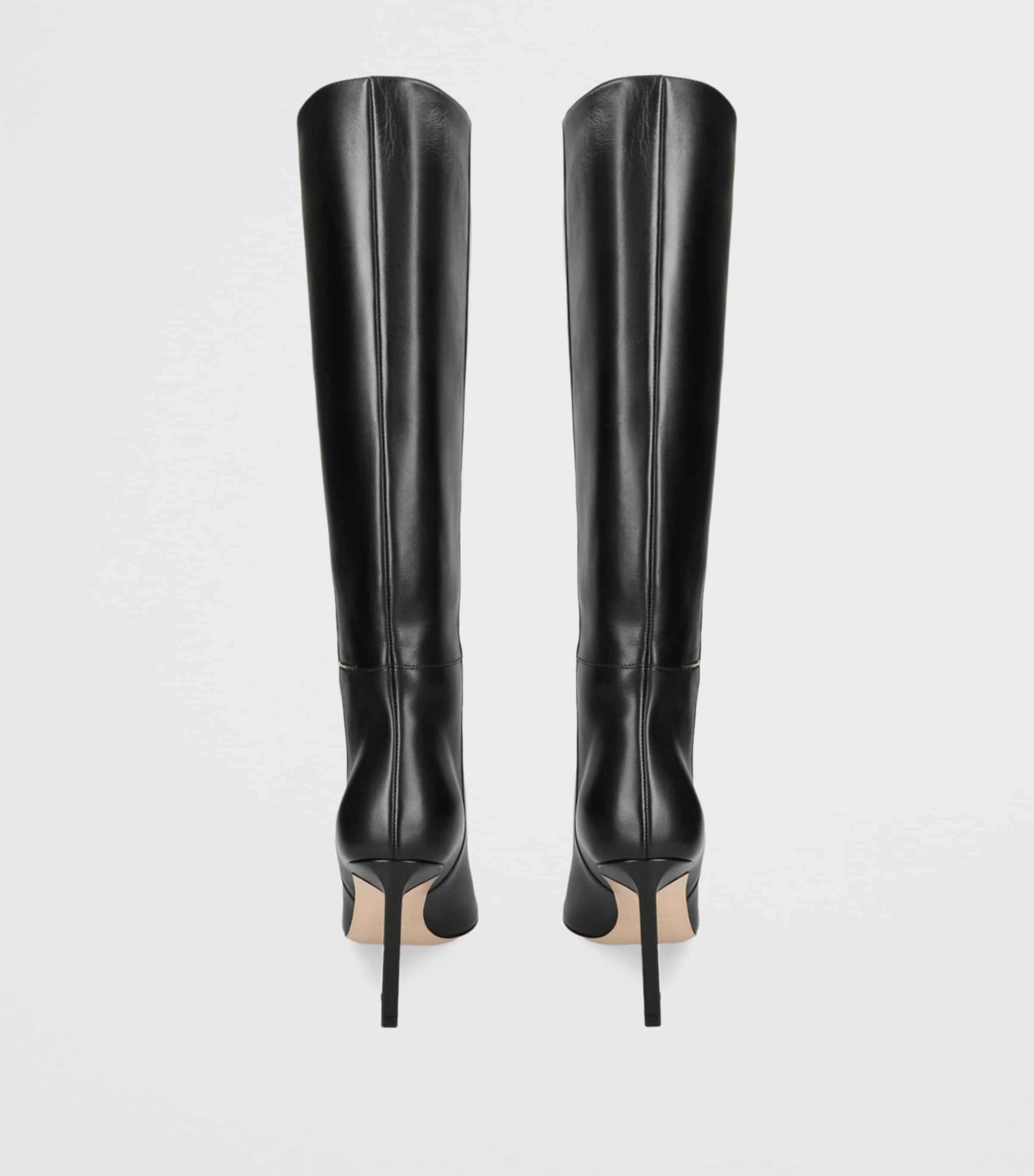 Brown Leather Julianne Knee-High Boots 85