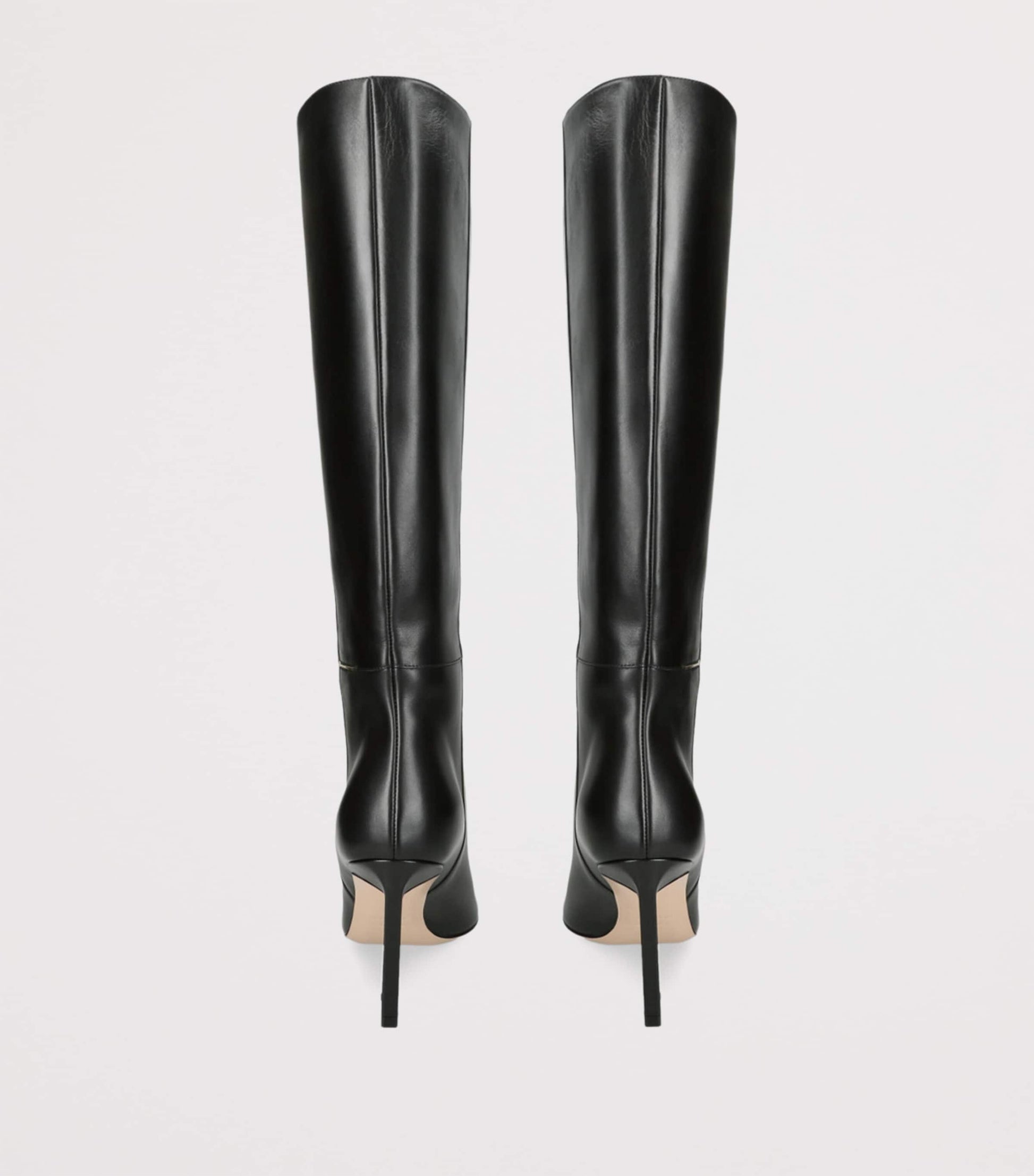 Brown Leather Julianne Knee-High Boots 85