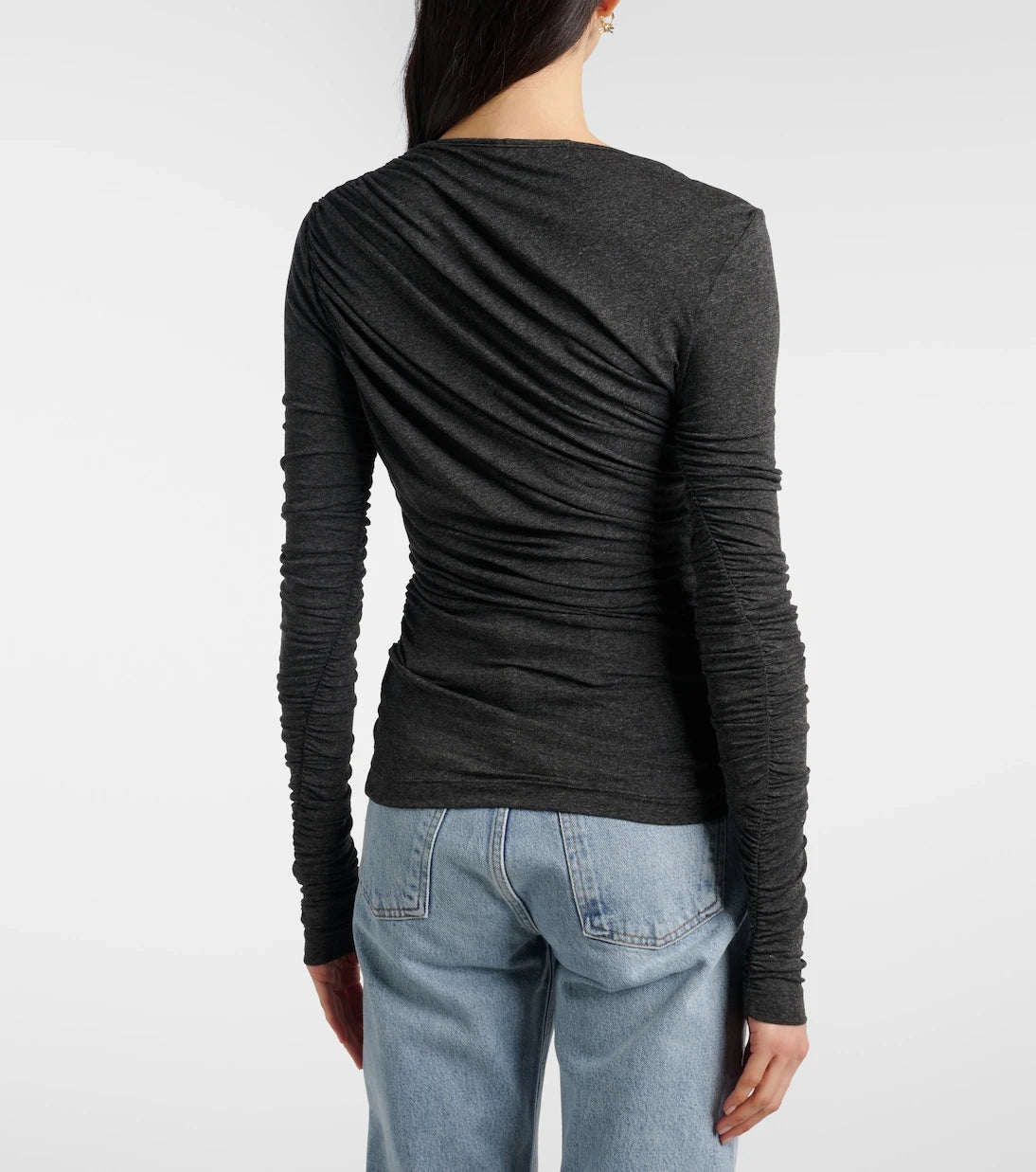 Agolde - Tania ruched jersey top