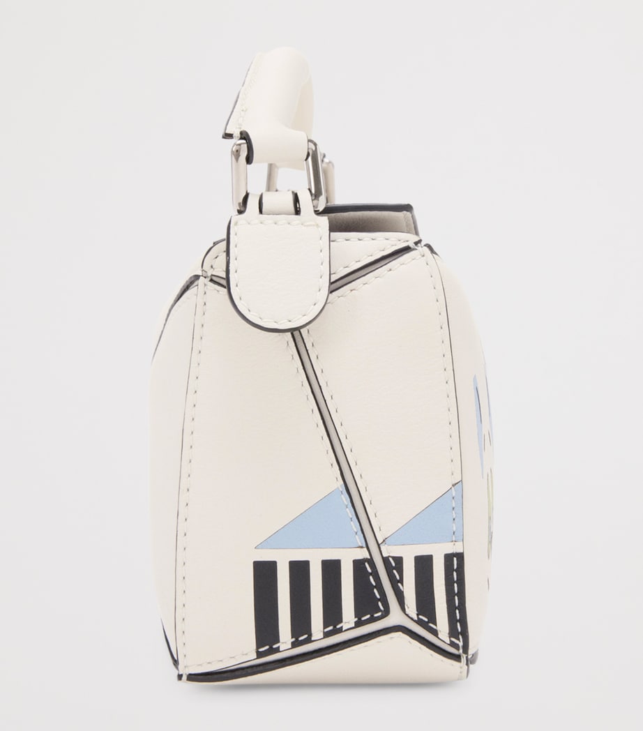 LOEWE x Louis Wain Mini Leather Puzzle Top-Handle Bag