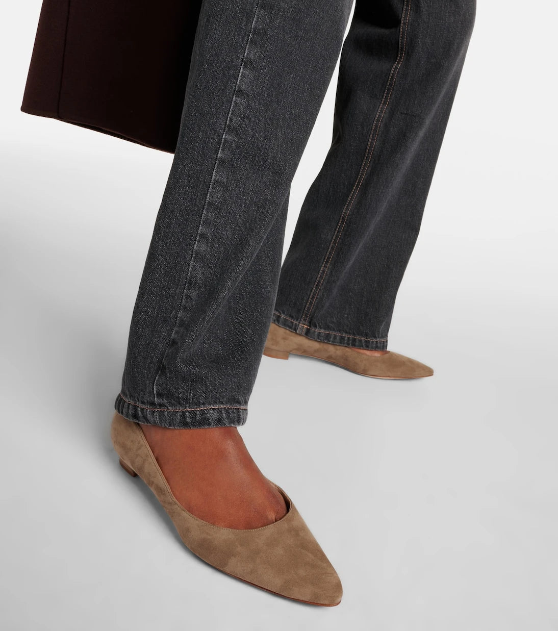 Manolo Blahnik - Lanza BB suede ballet flats