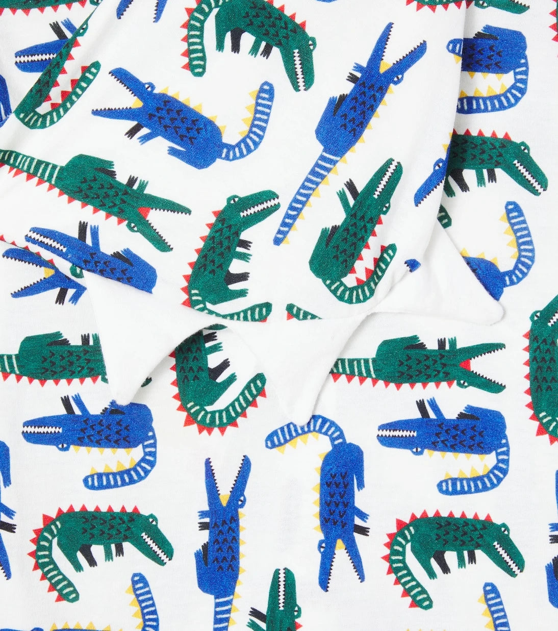 Fábula - Baby Jacassauro printed playsuit