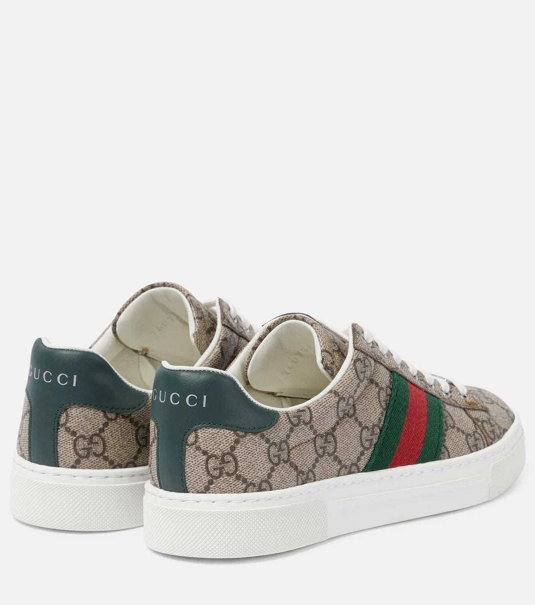 Gucci - أحذية سنيكرز Ace من قماش GG مع تزيينات جلدية