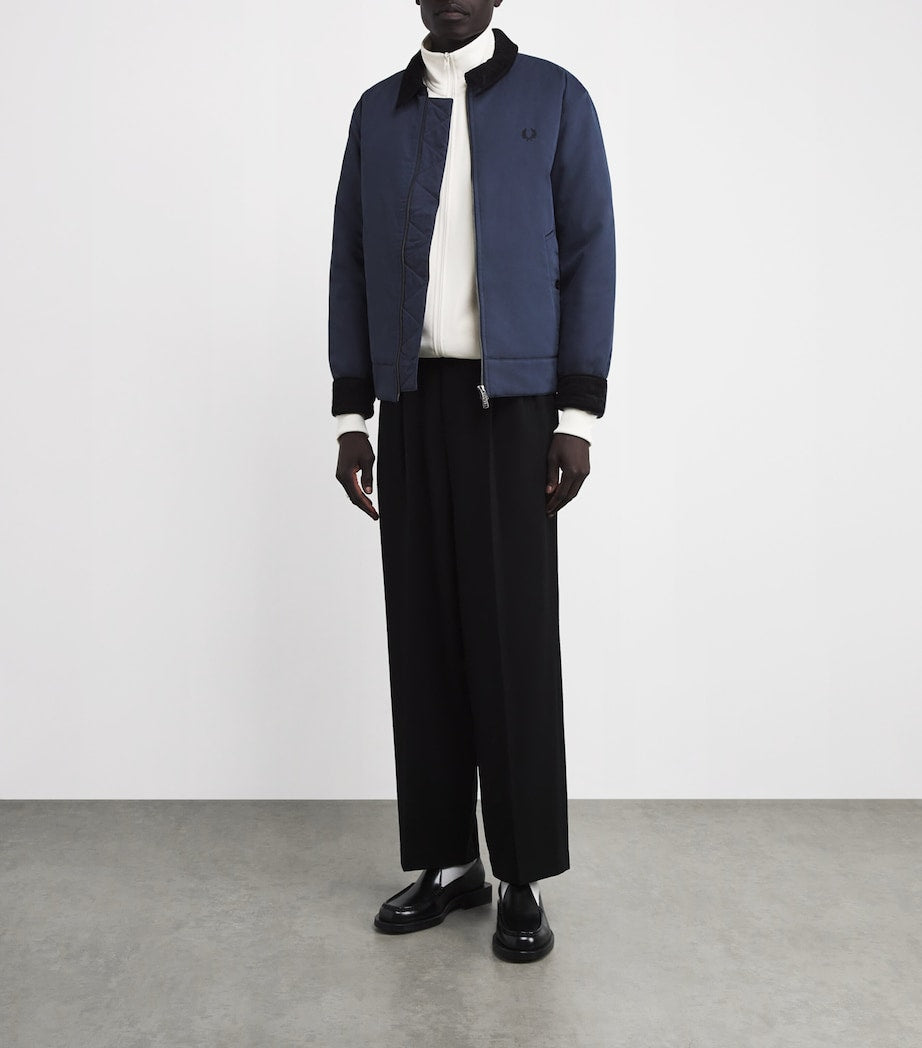 Ivory Contrast-Tape Jacket