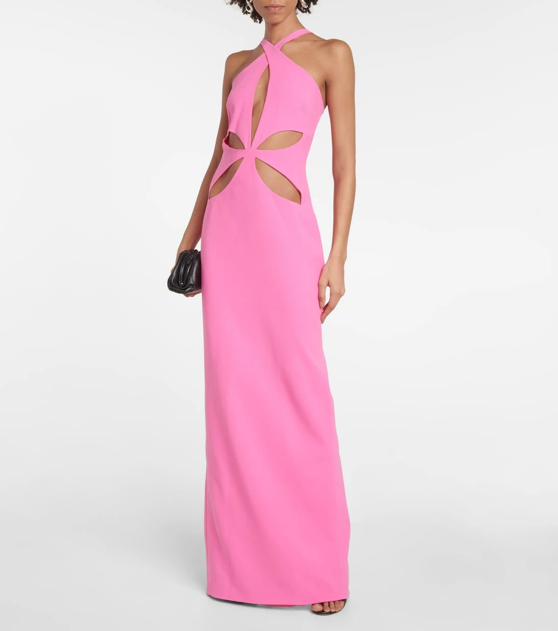 Mônot - Cutout halterneck gown