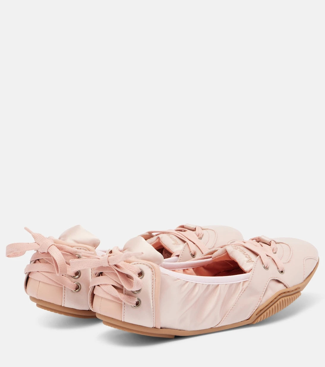 Acne Studios - حذاء سنيكرز بيلاريا من الساتان