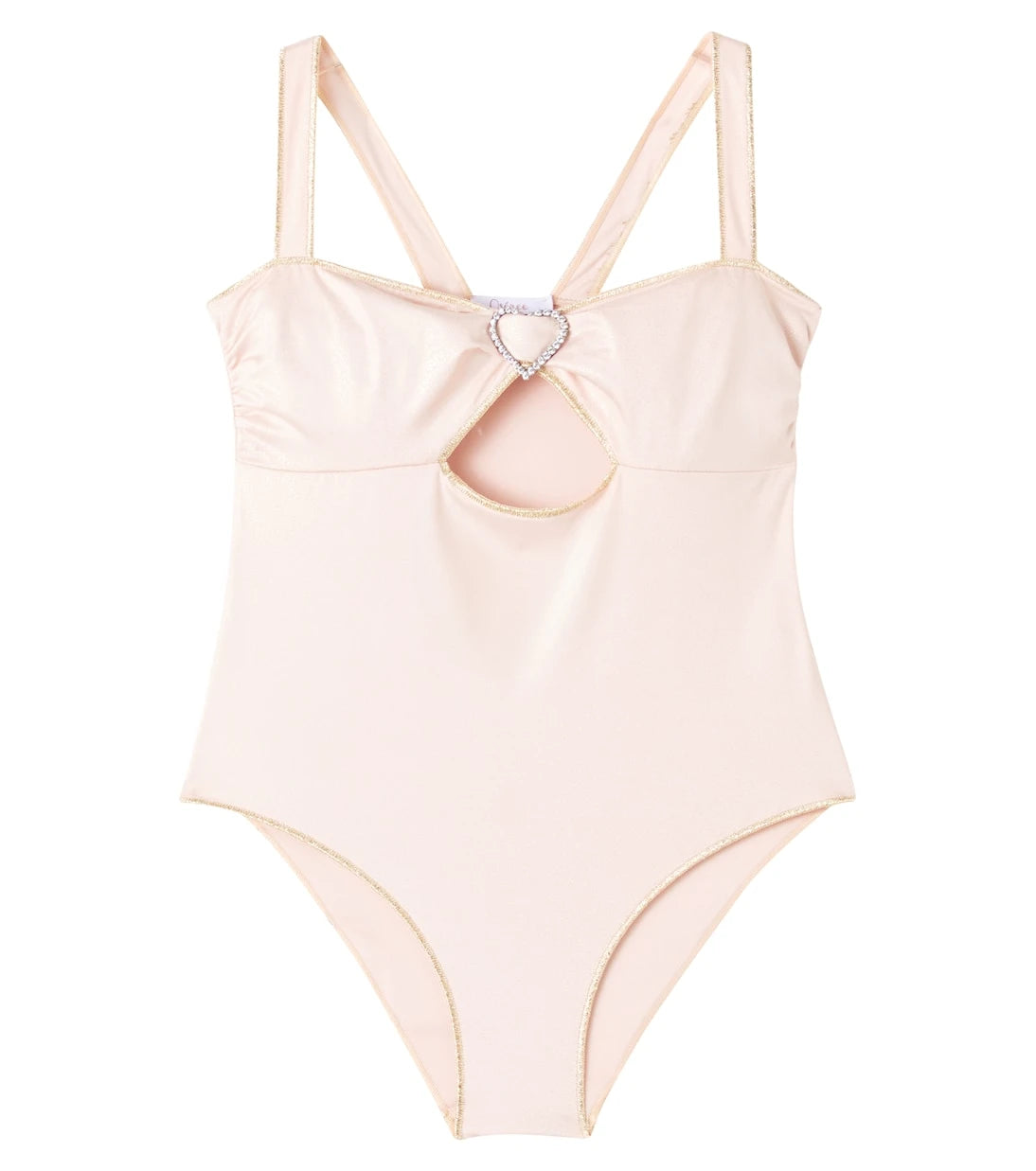 Oséree Kids - Embellished cutout swimsuit