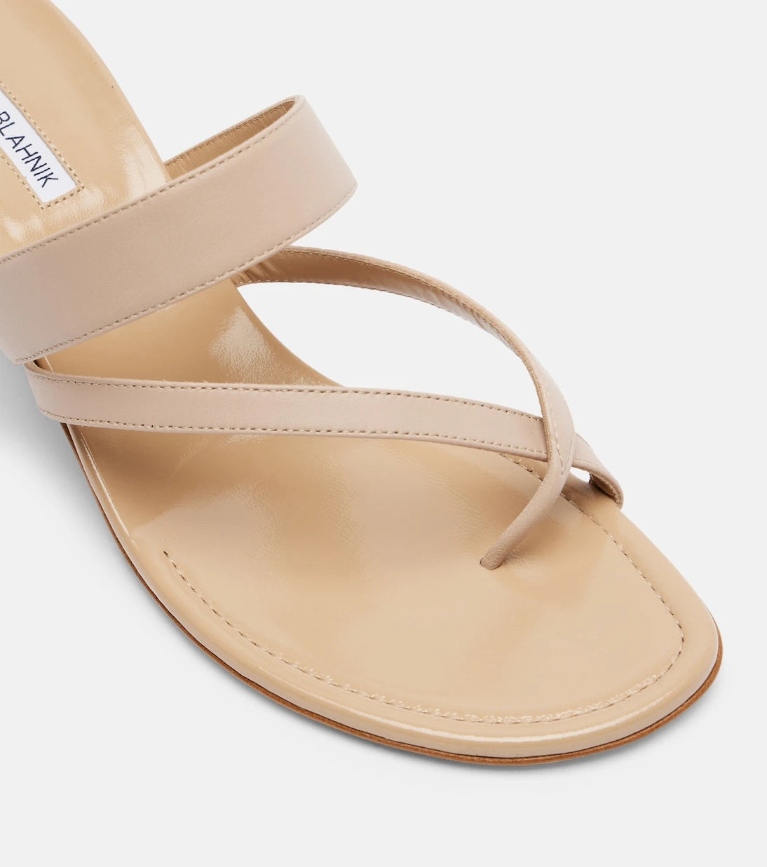 Manolo Blahnik - Susa 50 leather thong sandals