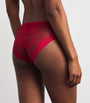 Wacoal Red Stretch-Lace Sensu Briefs