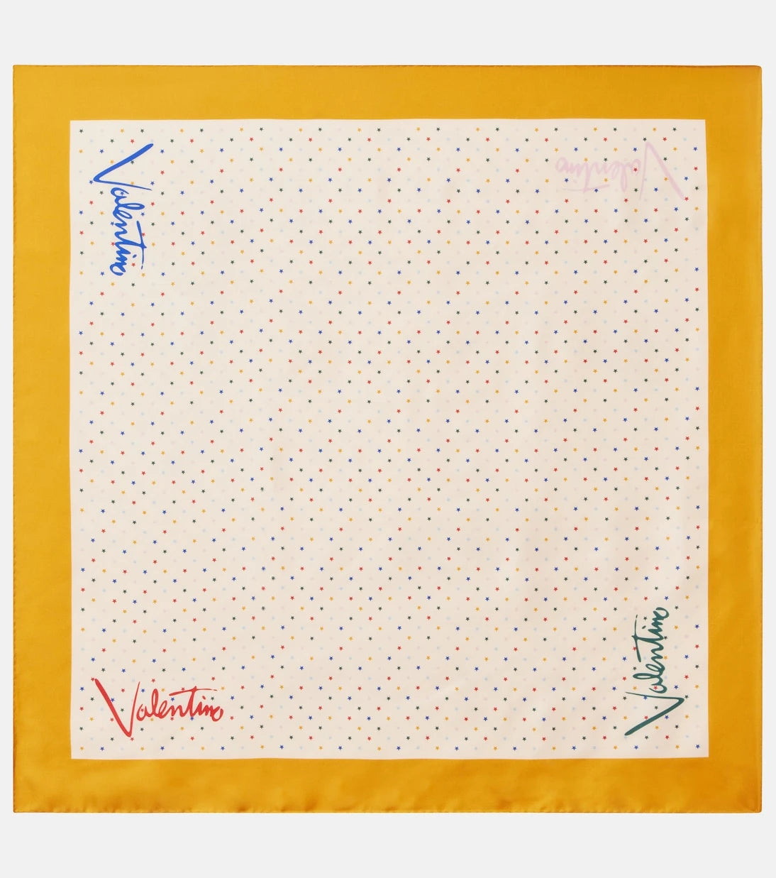 Valentino - Polka-dot silk twill scarf