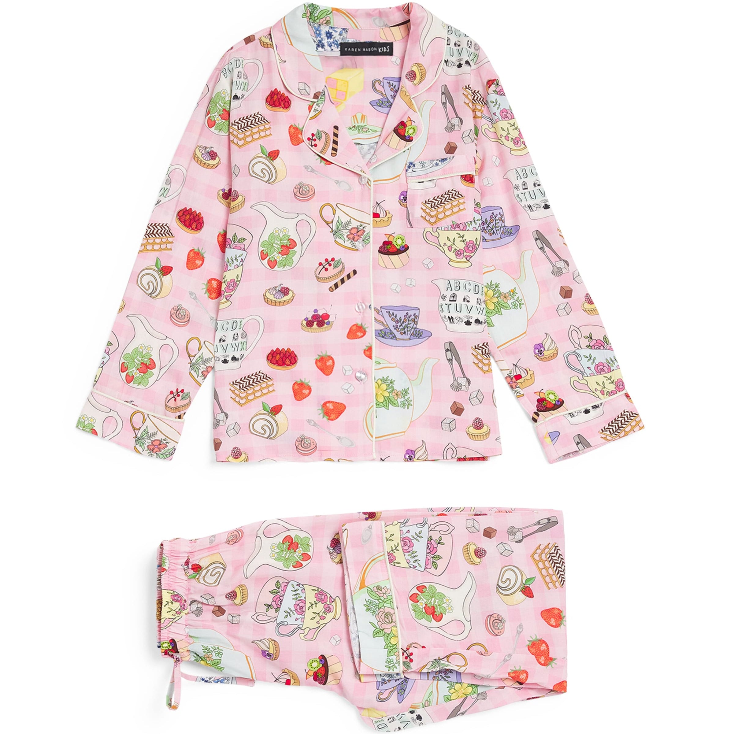 KAREN MABON KIDS Summer Picnic Print Pyjama Set (2-13 Years)