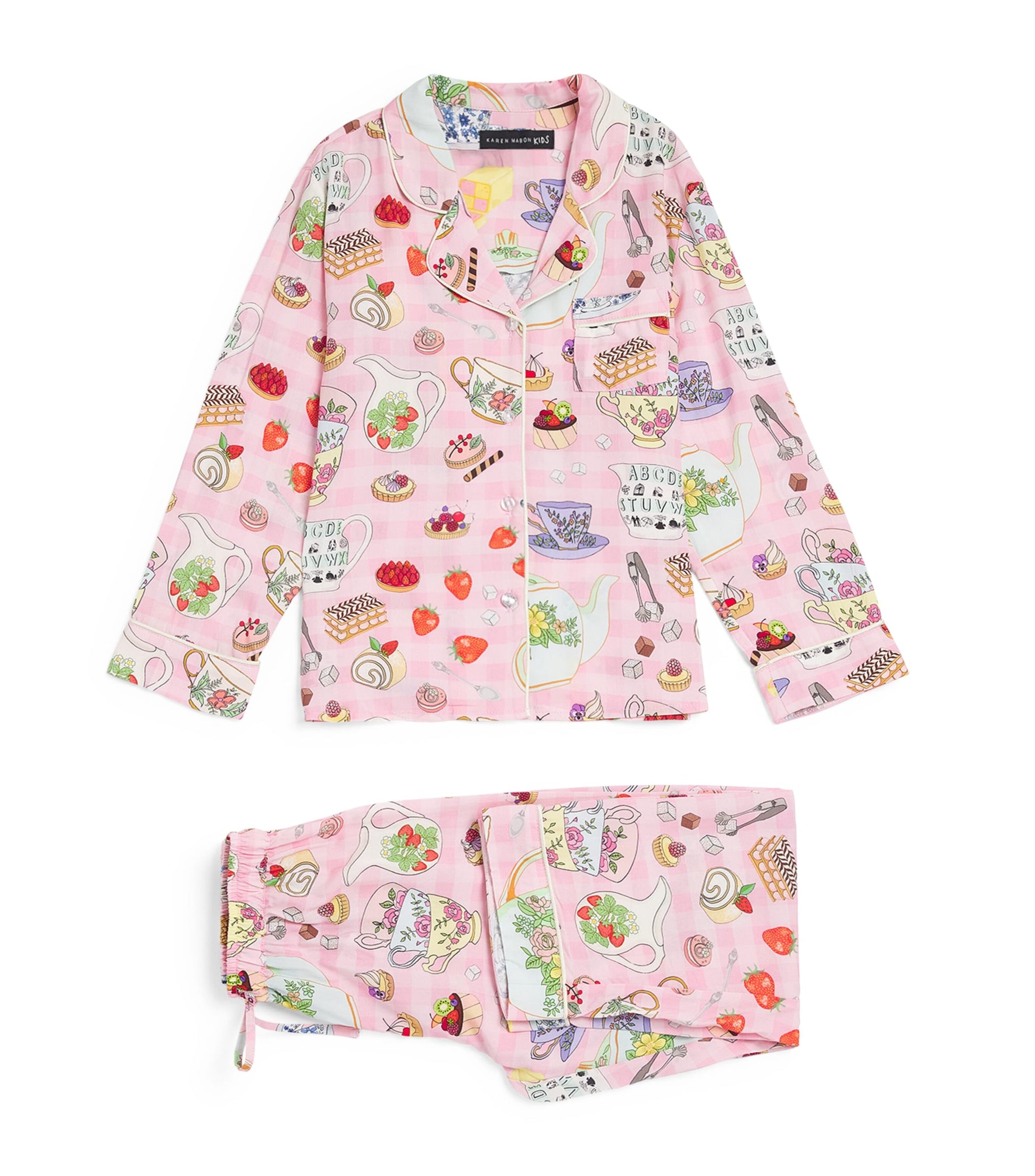 KAREN MABON KIDS Summer Picnic Print Pyjama Set (2-13 Years)
