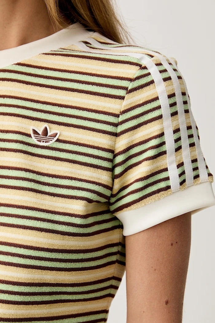 adidas Originals viskoza detaylı kadın T-shirt