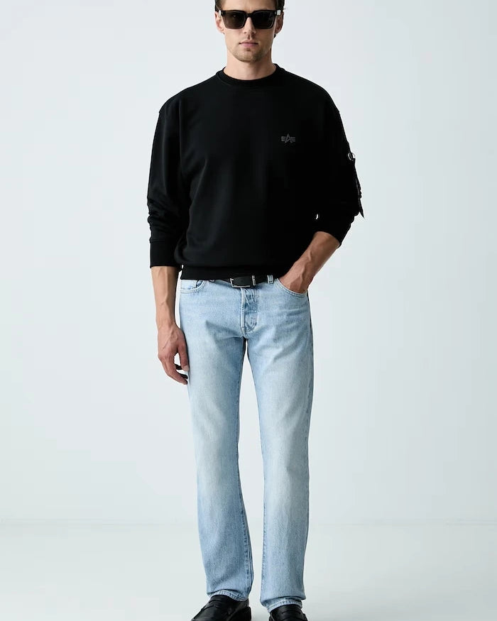 Alpha Industries Pamuklu Erkek Sweatshirt DTM Mid