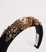 Jennifer Behr Gold Embellished Stenaya Headband