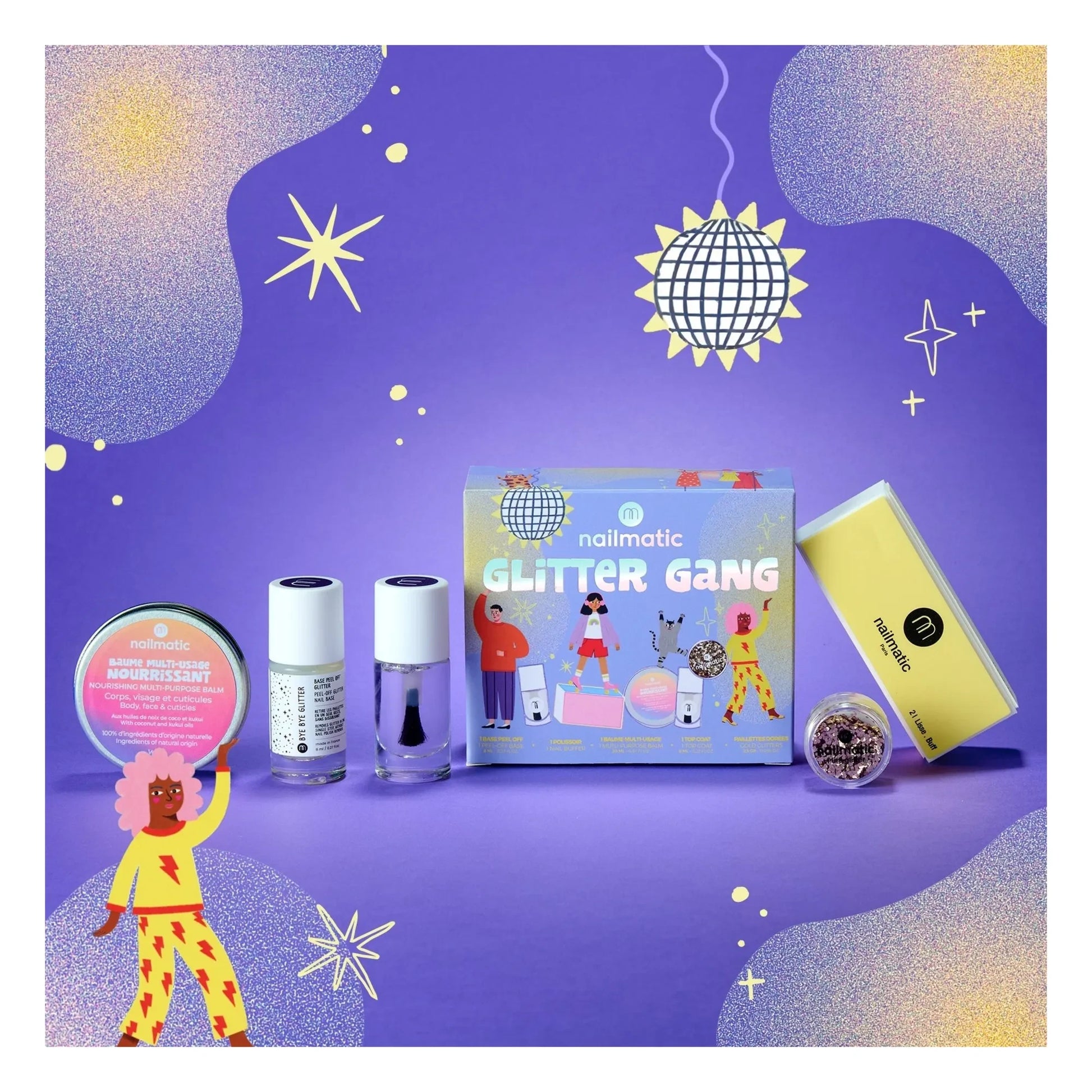 Nailmatic Kids - Glitter Gang set
