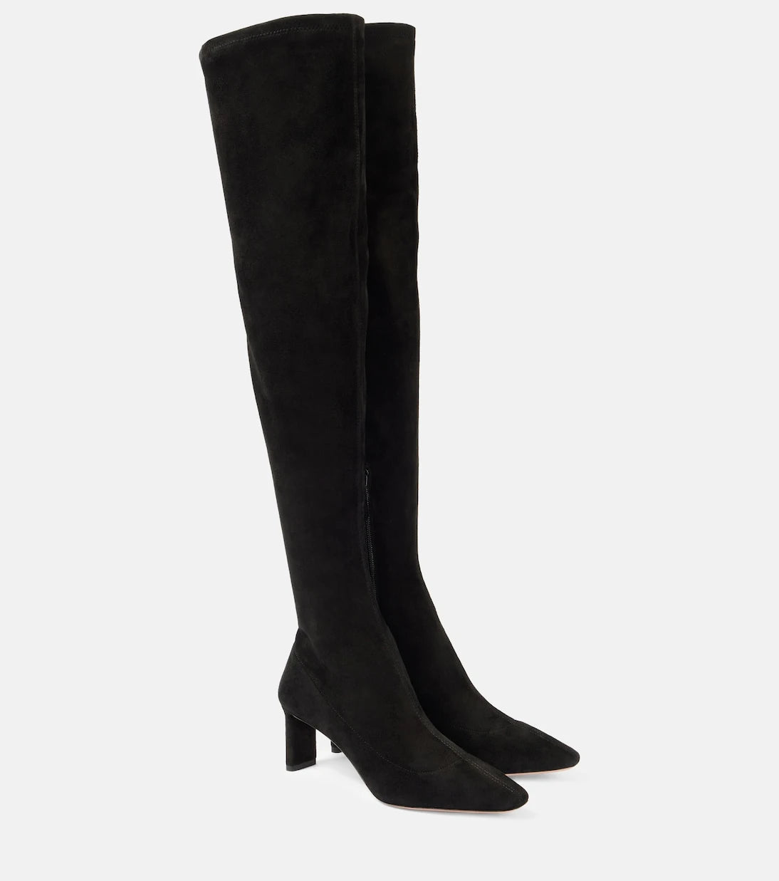 Aquazzura - Zenn 65 suede knee-high boots