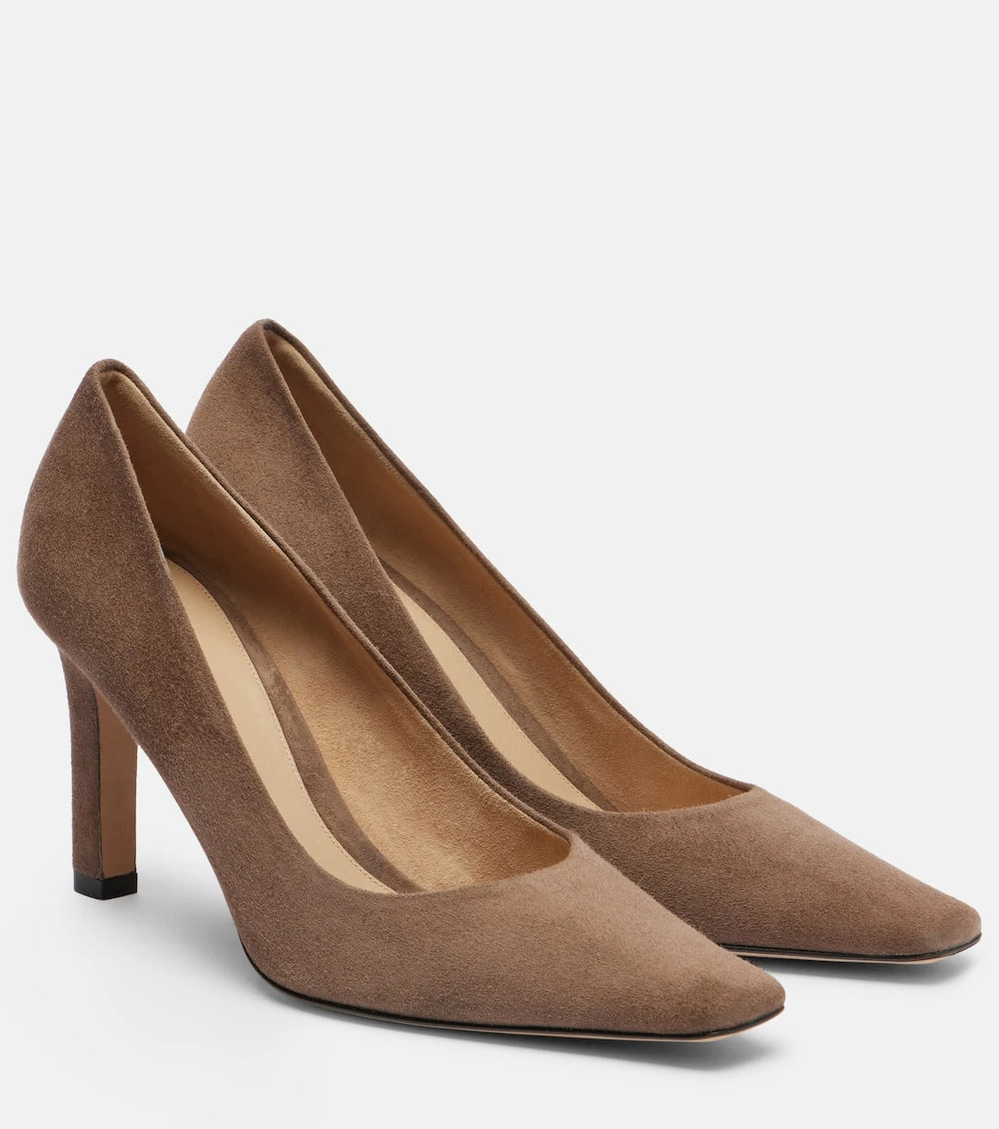 The Row - Carla 80 suede pumps