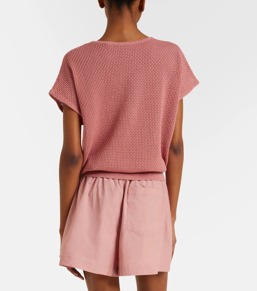 Varley - Ashford open-knit cotton top