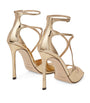 Gold Azia 110 Leather Sandals