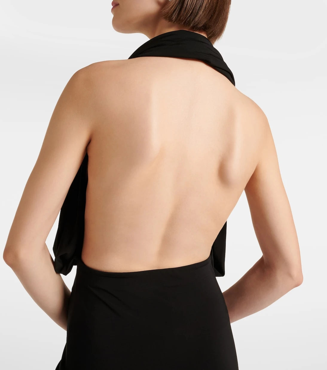 Magda Butrym - Draped halterneck jersey gown